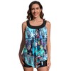 Rekita Flowy Tankini Bathing Suits for Women Swimsuits Tankini Sets
