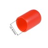 TA-VIGOR 20Pcs Rubber End Caps, 12mm ID Round Flexible Screw