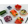 M MCIRCO 24-Piece Glass Food Storage Containers with Upgraded Snap