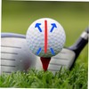 OHPHCALL Golf Markers Set Ball Alignment Tool Reusable Stencils Golf