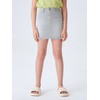 LTB Jeans Girls Lime G Skirt, Bleach Line Wash 53708