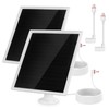 HISUEKIG Surveillance Camera Solar Power Charger, Camera Solar Panel 360°