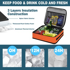 WITSTEP Paddle Board Cooler Bag, Waterproof Surf Sup Deck Cooler Bag Insulated Leakproof 10 Cans, Sup Paddle Board Accessories bag for Stand Up Paddleboard and Kayak