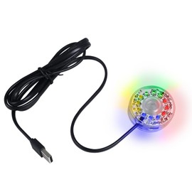 MiOYOOW Submersible Lights, USB Waterproof Aquarium Light with Fixed Suction Cups for Aquarium Decoration