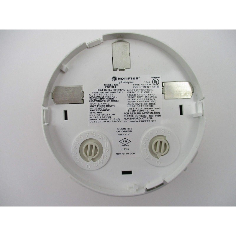 Notifier FST-951 - Fixed Temperature Thermal Sensor - White