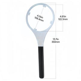 Numano 4.8" ID Heavy Duty Metal Water Filter Wrench - Applies to SW-2 3/4" compatible Culligan Filter Cartridges HF-150 HF-160 HF-360 Water Filter Removal Tool