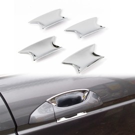 Dreamseek 4Pcs Door Handle Cup Bowl Cover Compatible with Honda Accord Sedan 2008 2009 2010 2011 2012 Triple Chrome Plated ABS Exterior Molding Protector Trim