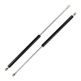 Motoforti Universal Lift Supports Struts Window Toolbox Gas Springs 25inch/635mm 100lb/445N/45kg Black 2 Pcs