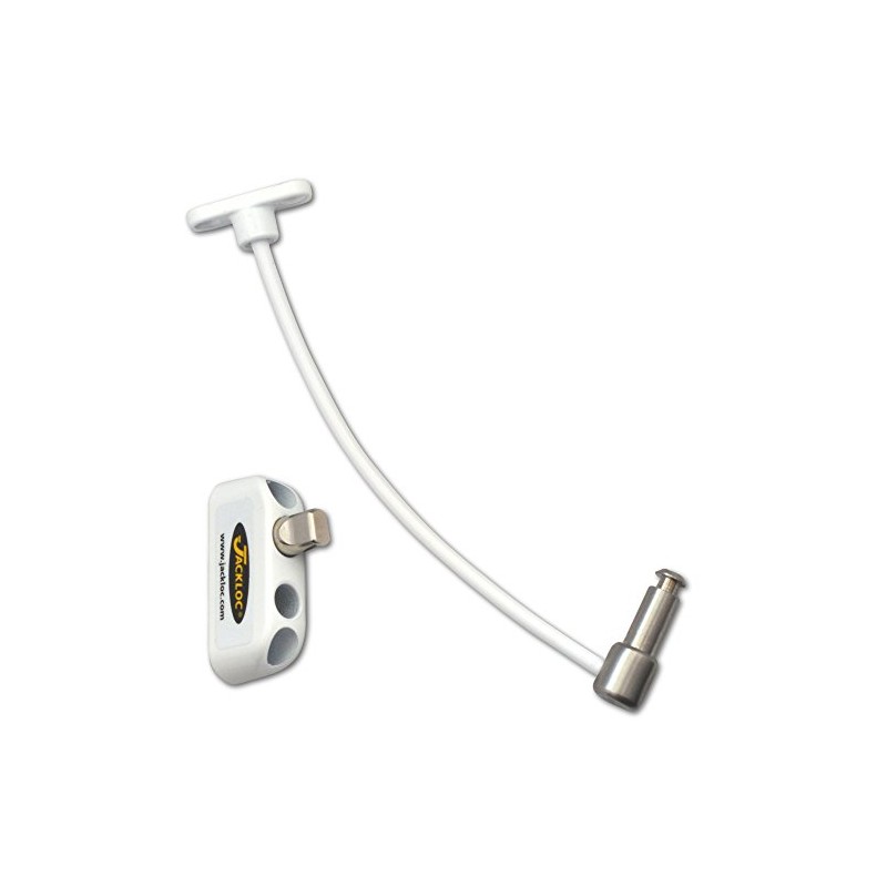 Jackloc Window Restrictor Push & Turn White