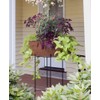 Achla Designs C-82C Plain Copper Flowerbox, Large Copper Window Flowerbox