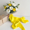 FEISHIONG Yellow Satin Ribbon,4 Inch x 22 Yards Wide Yellow