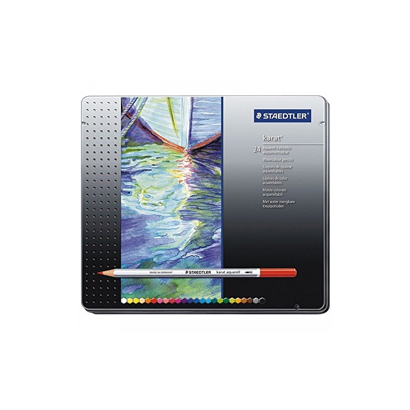 STAEDTLER Aquarellstift karat, 24er Metalletui 4007817124079