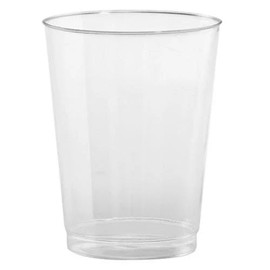 EcoQuality 14 oz Clear Plastic Tumblers – Disposable Drink Cups for Parties, Events, Weddings, Receptions, Birthdays, Outdoor Gatherings, BBQs, Holiday Celebrations, and Everyday Entertaining (120)