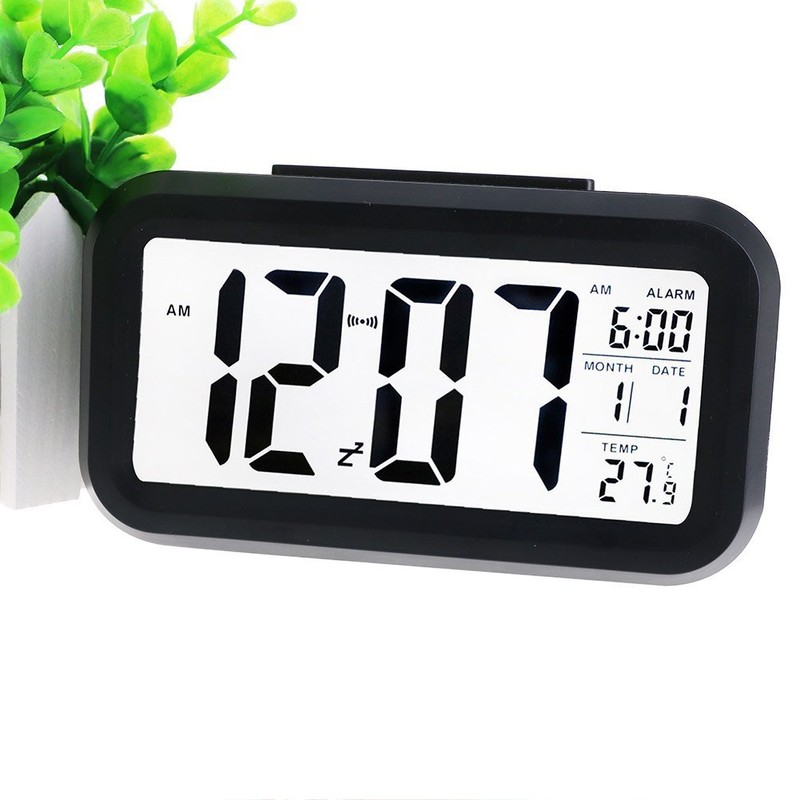 Cisixin LED Digital Alarm Clock, Night Light, Digital Alarm Clock,