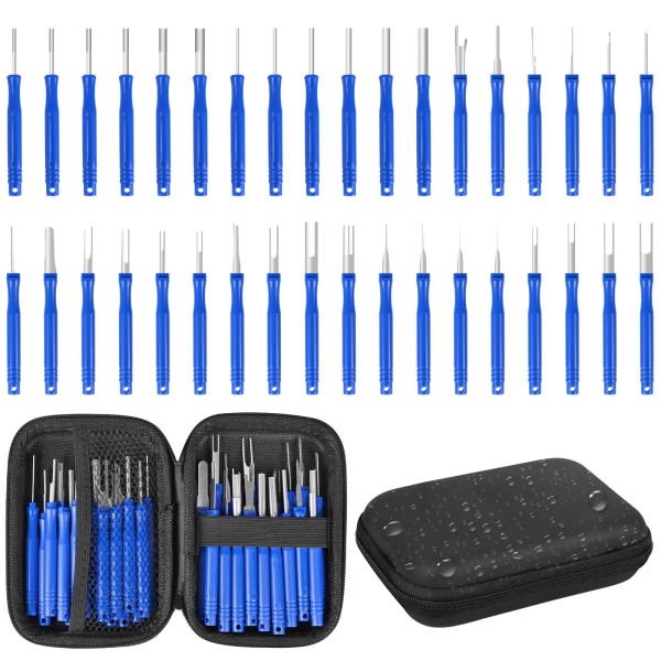 Kikerike Terminal Removal Tool Kit 36 Pcs Depinning Tool Electrical