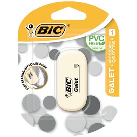 BIC Galet Eraser, Soft, Blister A 1 pcs, White