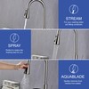 HAMOLER Kitchen Faucet with Glass Rinser Single Handle Pull Down