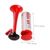 CAXUSD 2Pcs Handheld Cheer Air Horns Portable Trumpet Style for
