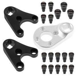 3Pcs Outboard Trim Tilt Pin Wrench Tool Kit MT0004 MT0006 MT0009 Steel Trim/Tilt Pin Wrench Set Practical and Hydraulic for Hydraulic Steering End Caps(black)