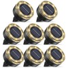 vighep Mini Outdoor Solar Lights，8 Pack Solar Garden Lights for