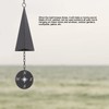 3-Tone Wind Chimes with Compass Iron Triangle Decor for Indoor