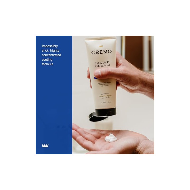 Cremo Cooling Shave Cream, Astonishingly Superior Shaving Cream for Men,