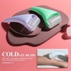 Facial Ice Compress Massager for Skin Lifting and Beauty, Ice Globe Roller Pink Purple 5ea