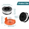 Trimmer Replacement Spool, Compatible with Black Decker AF-100 String Trimmers,