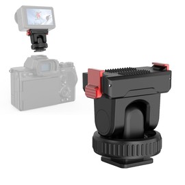 CAPART Magnetic Quick-Release Mount with Cold Shoe for DJI OSMO Action 5 Pro, Action 4, Action 3, Cold Shoe Mount Base with 1/4" Thread for Tripod, DSL Camera, Handheld Gimbal Stabilizer