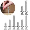 TXXATX Pack of 25 M5 Flat Head Screws M5 x