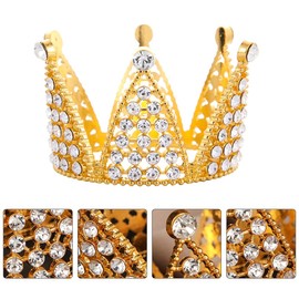 EXCEART Crown Kids Crown Topper Tiara Hair Accessories Party Hat Mini
