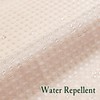 Gibelle No Hook Waffle Weave Shower Curtain with Snap-in Fabric