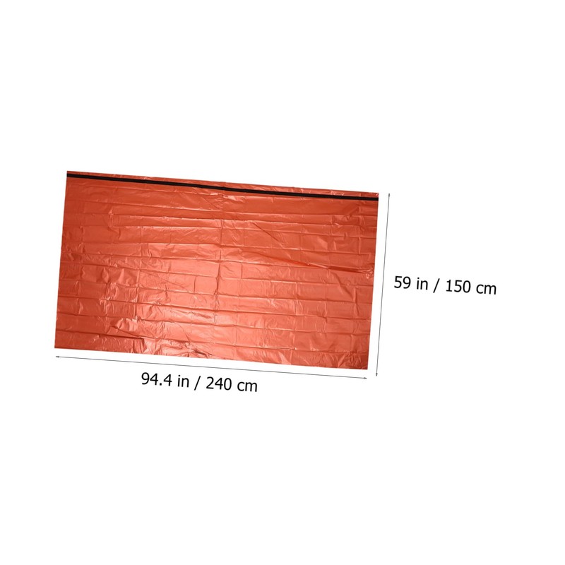 WOONEKY Survival Sleeping Bag Insulated Tent Emergency Blanket Thermal Mat