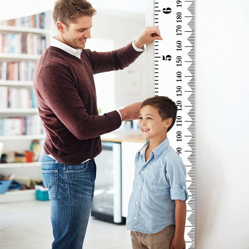 VUCDXOP Baby Height Chart Portable Rollable Canvas and Wood Height