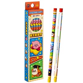 Showa Note 158721 Kirby Star Pencil 2B, Hexagonal Shank, 12 Pieces, Excited Back to School Showa Note