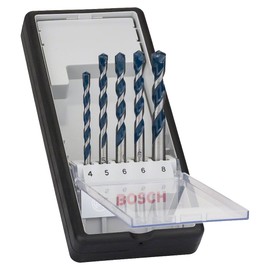 Bosch Professional 5 pcs. CYL-5 Concrete Drill Bit Set (for Concrete, Ø 4-8 mm, Robust Line, Accessories for Impact Drills)