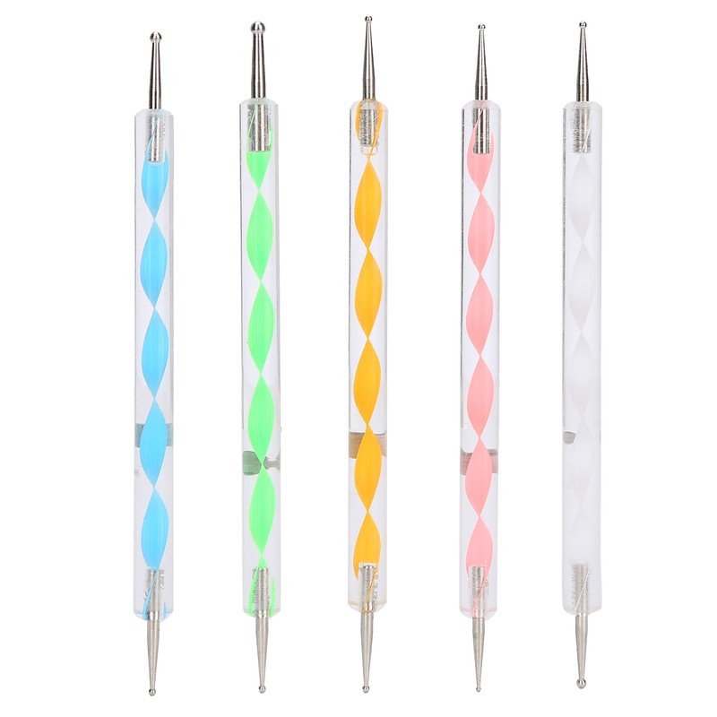 12Pcs Nail Art Kit Rhinestones Dotting Pen Nail Drill Pen