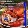 Bougraite Crab Crackers and Tools, 2 Crab Crackers, 8 Lobster