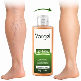 Varigel 60gr Gel para pies y piernas Refrescante con Extractos Botánicos para Cuidado Diario, Textura Ligera.