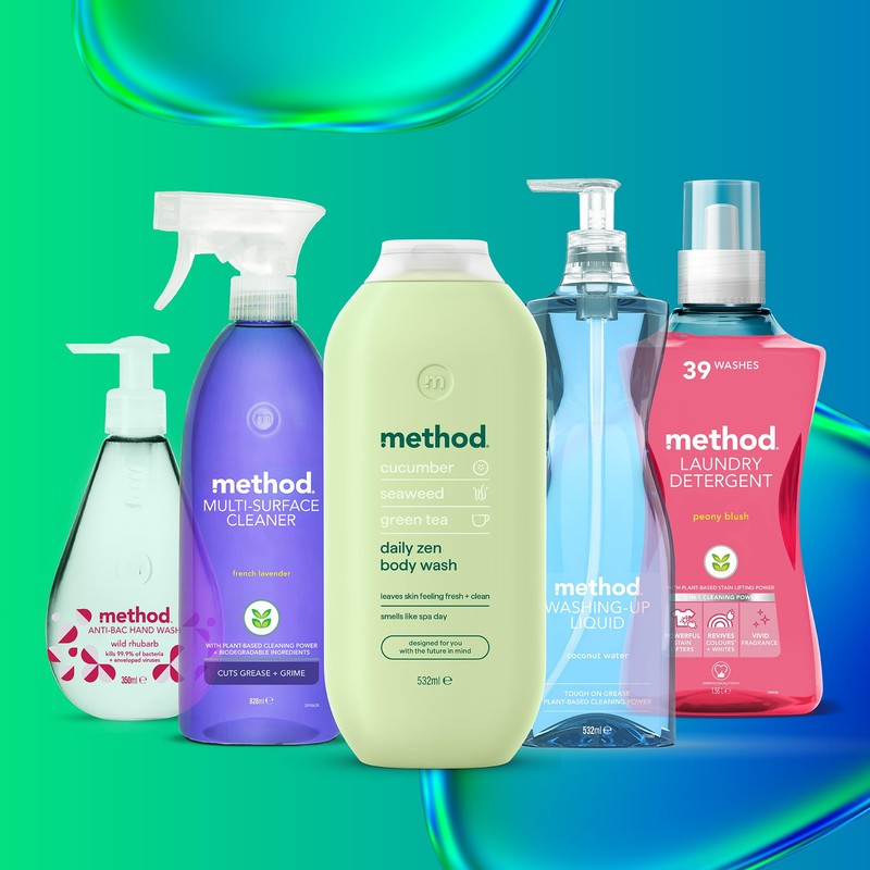 Method Daily Zen Body Wash shower gel, Cucumber, Seaweed, Green