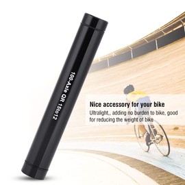 Alomejor Thru Axle Adapter Quick Release Rear Skewer Wheel Hub Adapter 15mm to 12mm Hub Conversion(Black)