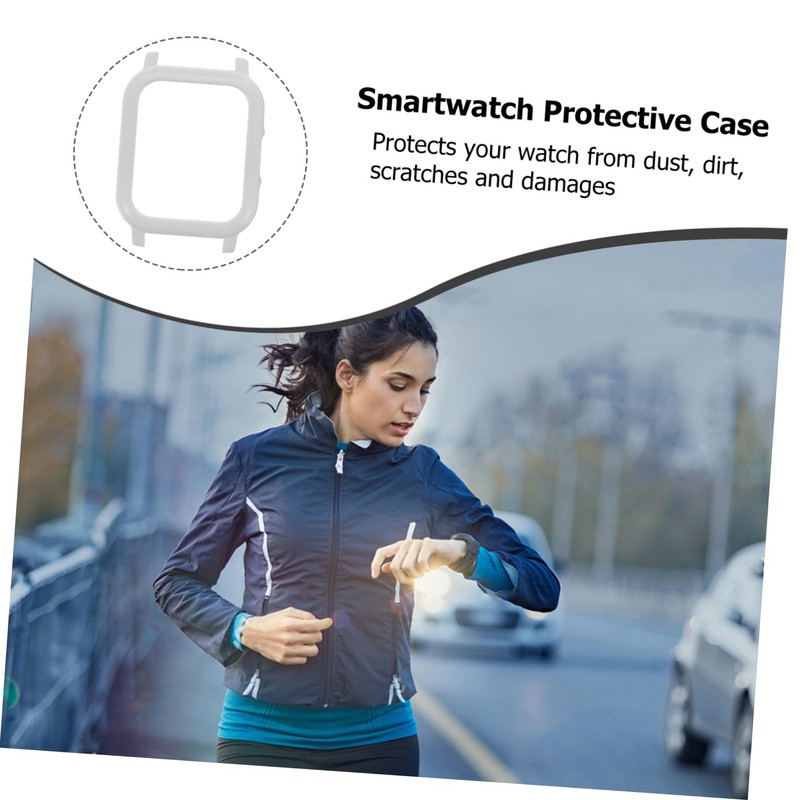 jojofuny 2pcs Stylish Smartwatch Pc Protective Case for Millet Lightweight