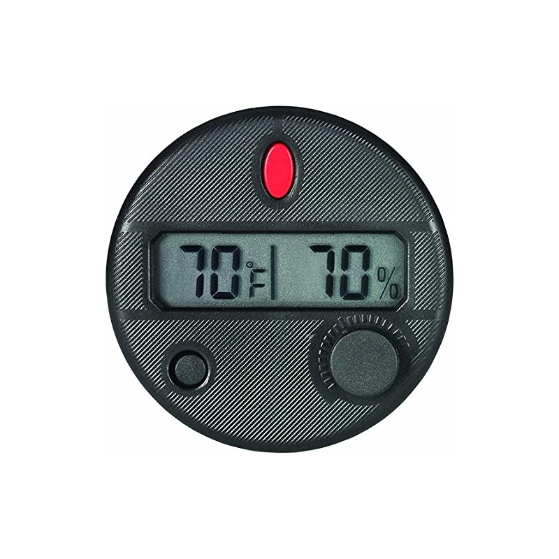 Quality Importers HygroSet DHYG-FM Adjustable Digital Hygrometer for Front Mount