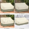 COSFLY Patio Furniture Covers Waterproof, Outdoor 3-Seater Sofa Cover Heavy