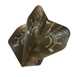 Mission Darts | Solo Dart Flights | 100 Micron | Std Shape | No2 | Saturn | 5 Sets of 3 Flights (5XF4465)