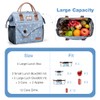Lekebaby Insulated Lunch Bag for Women Leakproof Wide Open Lunch