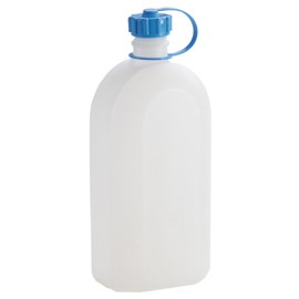 Hünersdorff 833300 Drinking Bottles or storage bottles plastic, natural, 8.6 x 12.8 x 29.4 cm