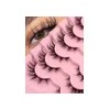 Pestañas Postizas Efecto Cat Eye 7 Pares 1.7 Cm Negras