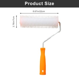 Bleed Roller Spiked Roller Hand Spiked Roller for Ventilation of Floor Coatings, Spiked Roller for Floor Coating, for Floor Coating, Ventilation of Floor Coatings