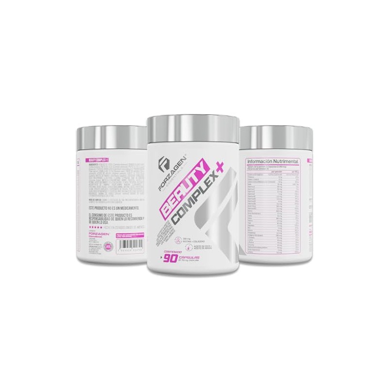 Forzagen | Biotina con Zinc Multivitamínico para Mujer Beauty Complex